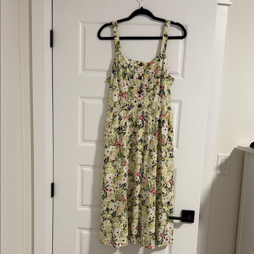 Reitmans Floral Button-Front Sundress